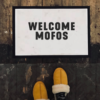 Welcome Mofos Door Mat